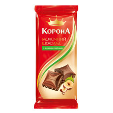 Шоколад мол/горіх Корона 90г