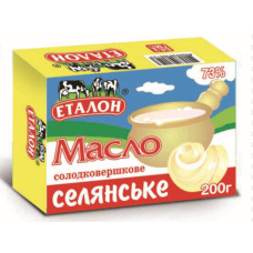 Масло Селянське Еталон 73% 200г