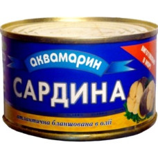 Сардина АКВАМАРИН НДМ 230г + упаковка Сардина АКВАМАРИН НДМ 230г + упаковка