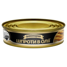 Шпроти АКВАМАРИН 150г + упаковка Шпроти АКВАМАРИН 150г + упаковка