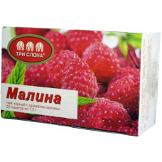 Чай Три слона чорн. Малина 20пак.
