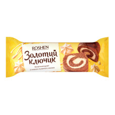 Рулет Золотий ключик Рошен 180г