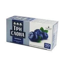 Чай Три слона чорн. Чорниця 20пак.