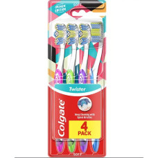 Зубна щітка  М`яка colgate 4шт